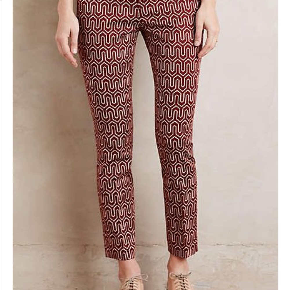 Anthropologie Cartonnier “Charlie” ankle trousers